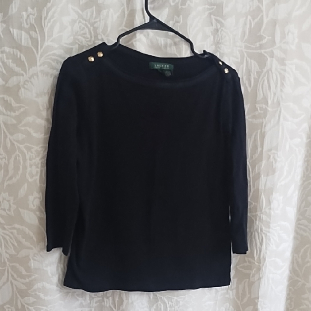 Ralph Lauren Black Top For Women